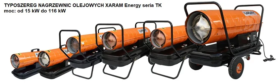Nagrzewnica olejowa Xaram Energy TK-20000 - seria Energy TK